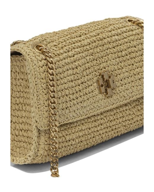 Tory Burch Natural Woven Chain Shoulder Bag
