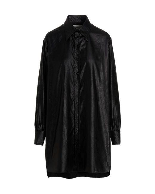 Maison Margiela Black Buttoned Long-Sleeved Shirt