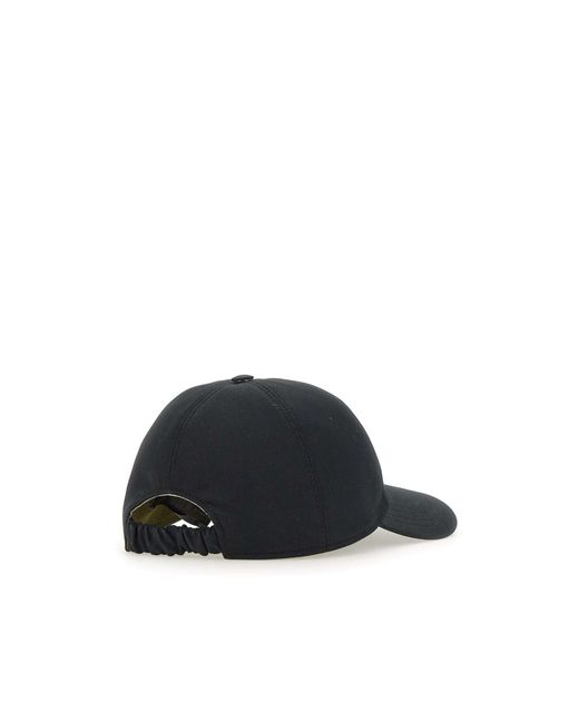Premiata Black Logo-Embroidered Cap for men
