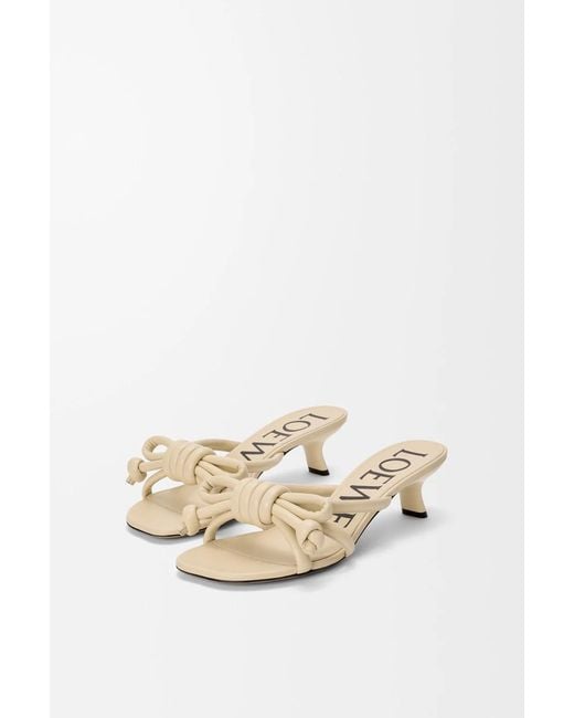 Loewe Natural Flamenco Knot Sandals