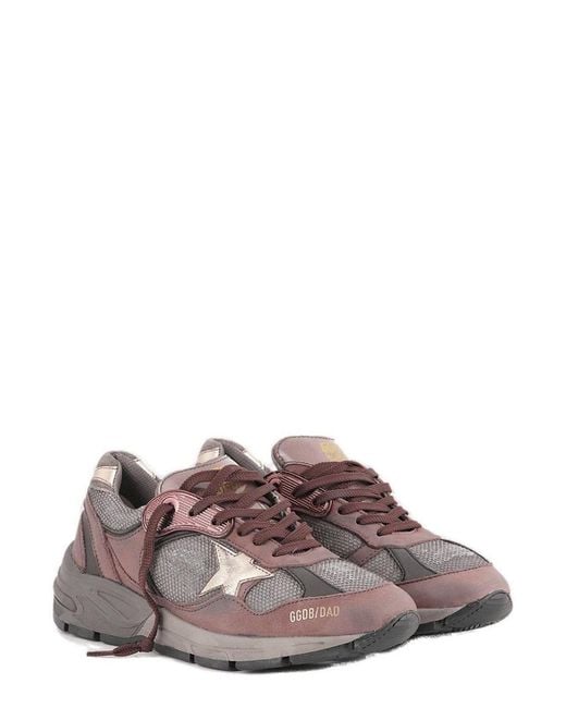 Golden Goose Deluxe Brand Brown Running Dad Low-Top Sneakers for men