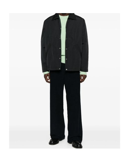 sunflower Green Ribbed Crew-Neck Sweater for men