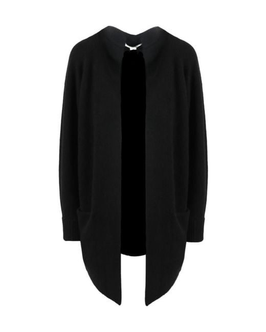 Vince Blue Open-Front Cashmere Cardi-Coat
