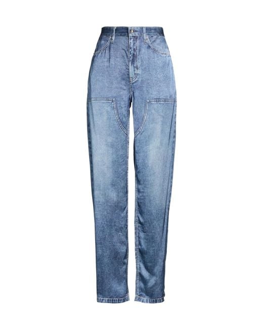 Rag & Bone Blue Plain Colour Casual Trouser