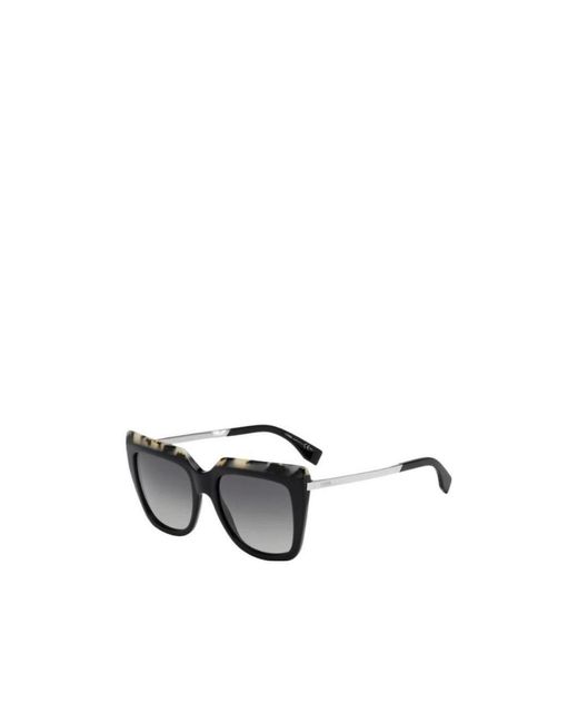 Fendi Metallic Logo Details Sunglasses