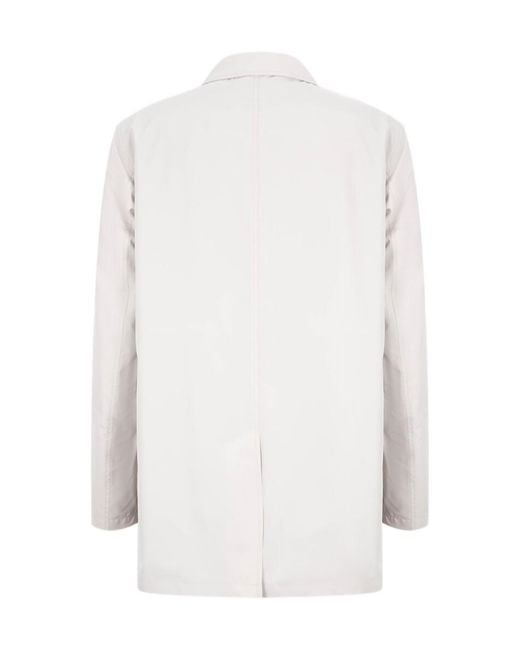 Herno White Long-Sleeved Casual Jacket for men