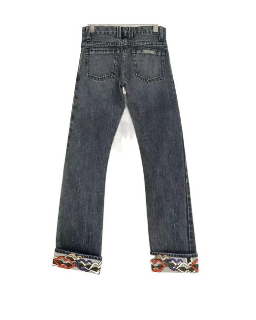 Chrome Hearts Blue Jeans With Belt Loops for men