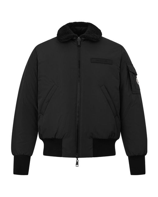 Moncler Black Lightweight Down Jacket for men