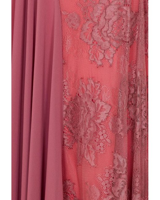 Aniye By Pink Noa Lace Panel Maxi Dress