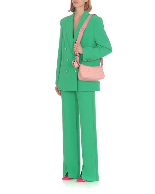 MICHAEL Michael Kors Pink Jet Set Monogram Crossbody Bag
