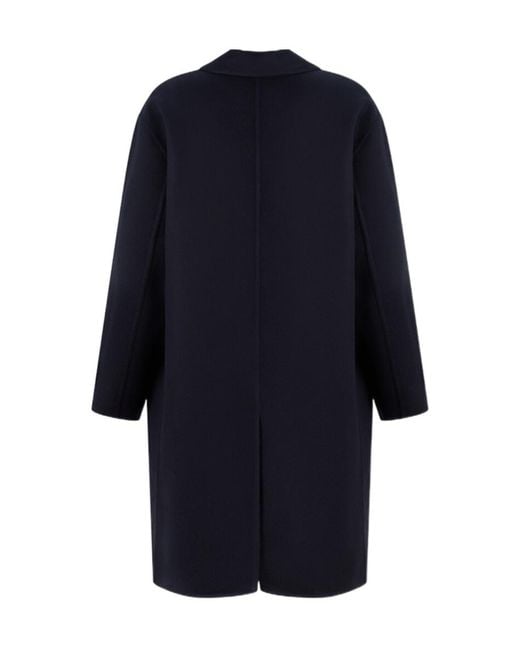 Fabiana Filippi Blue Long-Sleeved Coat