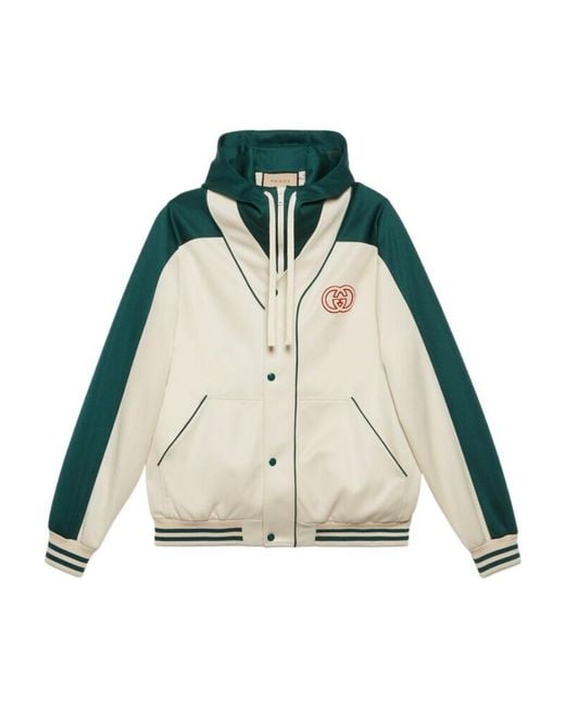 Gucci Green Zipper Casual Jacket for men