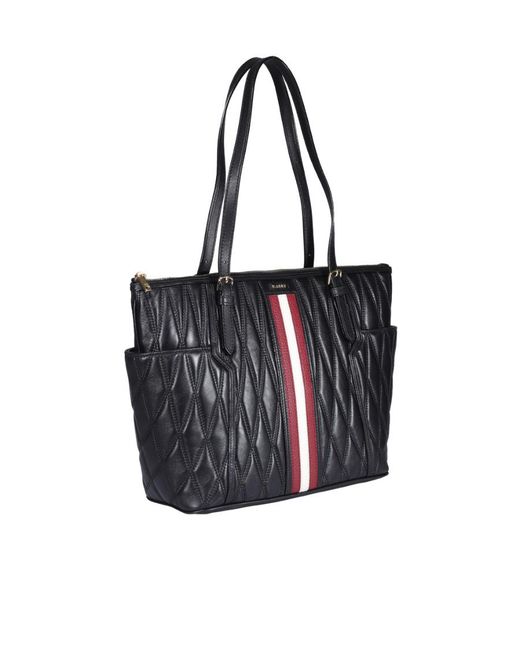 Bally Black Logo Shoulder Bag
