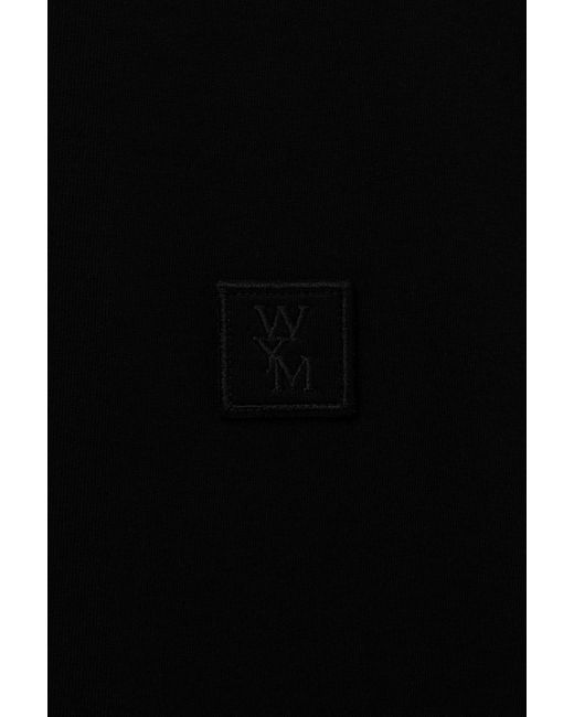 Wooyoungmi Black Logo Crew Neck T-Shirt