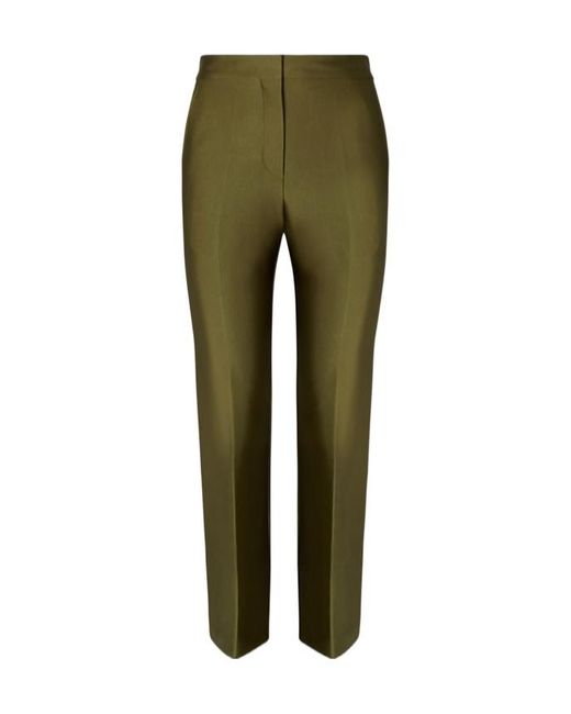 Tory Burch Green Twill Trouser
