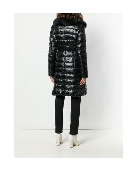 Herno Black Elisa Down-Padded Coat