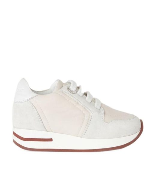 Loro Piana White My Wind Flat Casual Sneakers