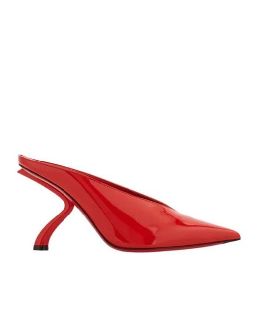 Ferragamo Red Pointed-Toe High Heels