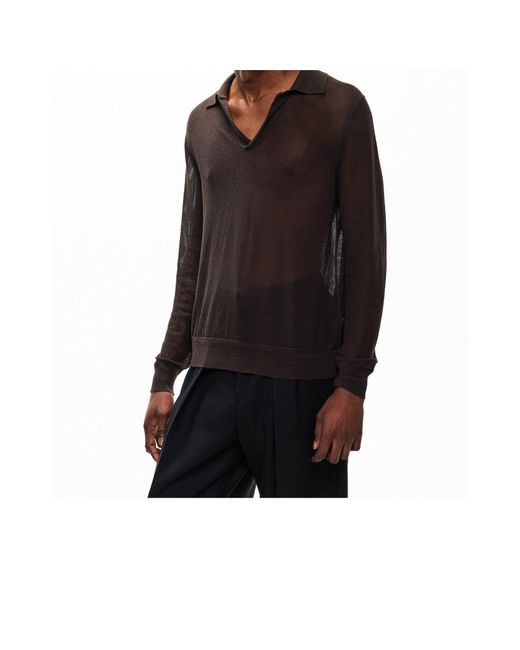 Tom Ford Gray Long Sleeve Knitted Top for men