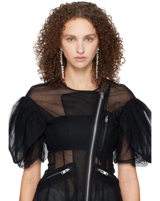 Simone Rocha White Drip Earrings