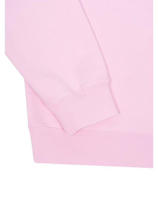 Jacquemus Pink Logo Patch Crewneck Sweatshirt for men