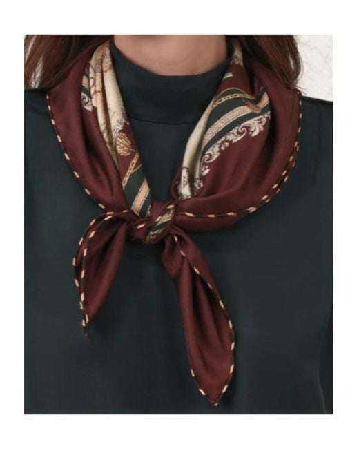 Zimmermann Brown Printed Silk Square 70