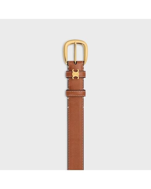 Céline Brown Vivienne Belt 25Mm