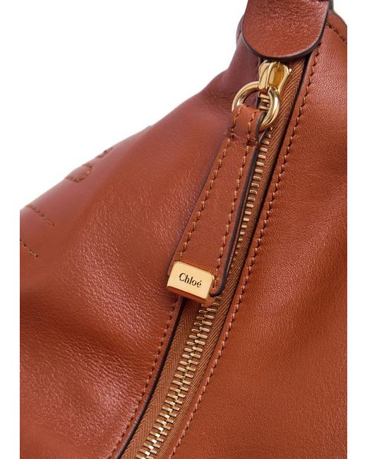 Chloé Brown Marcie Medium Leather Shoulder Bag