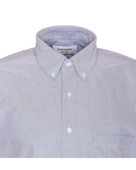 Thom Browne Purple Classic Button-Up Shirt for men