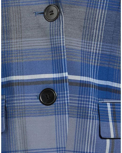 Marni Blue Plaid Single- Blazer