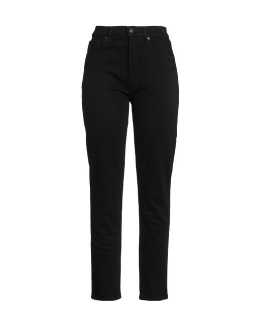 Rag & Bone Black Straight Leg Jeans