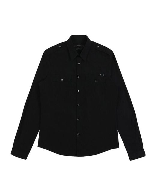 Gucci Black Button-Down Shirt for men