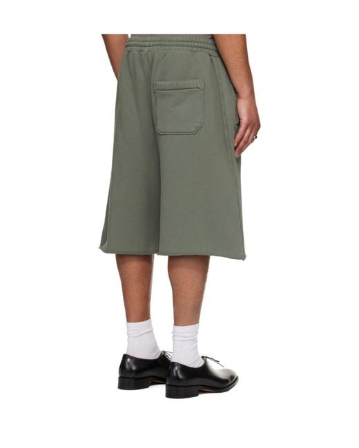 Lu'u Dan Green Zoku Drawstring Shorts for men