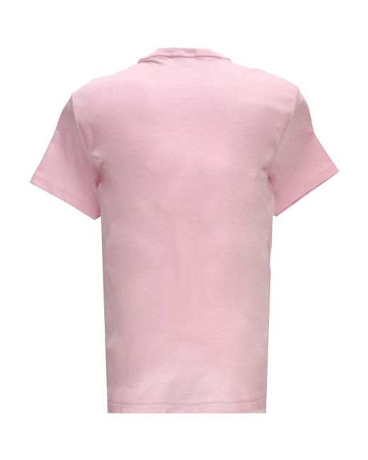 Polo Ralph Lauren Pink Logo Embroidered Crewneck T-Shirt for men