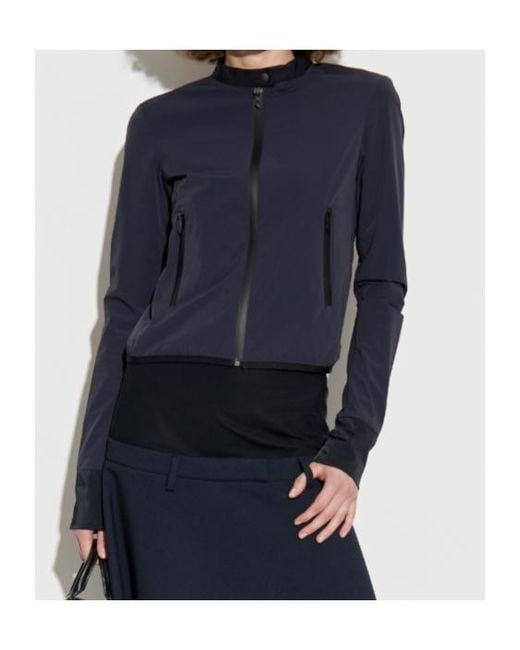 DIESEL Blue G-Ervin Zip-Front Stand-Collar Jacket