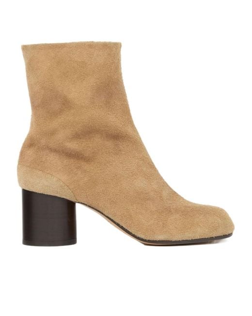 Maison Margiela Natural Tabi Ankle Boots