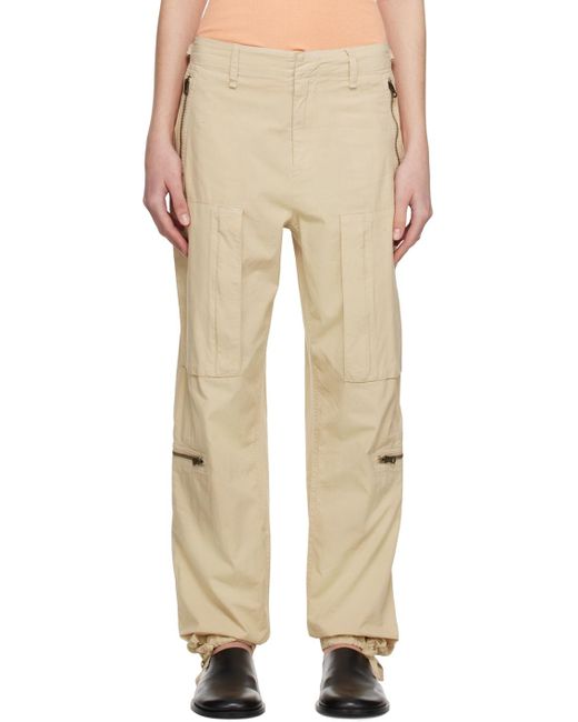Rag & Bone Natural Multi-Pocket Casual Pants