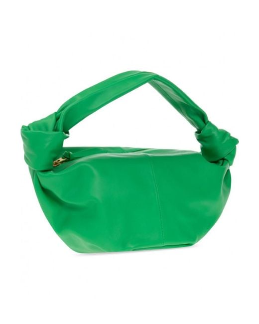 Bottega Veneta Green Double Knot Hobo Mini Tote Bag