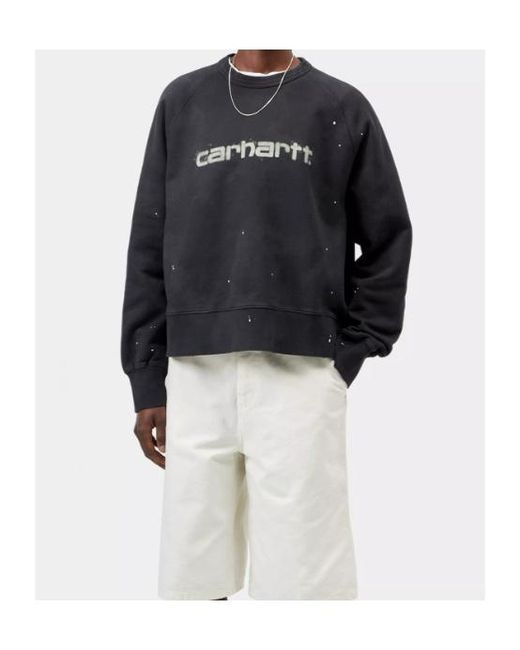Carhartt Black Painter Logo-Print Sweatshirt