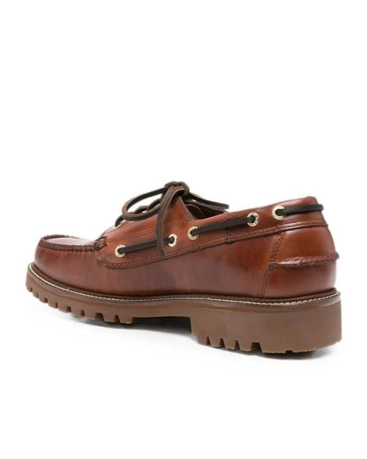 G.H.BASS Brown Ranger Boat Shoes for men