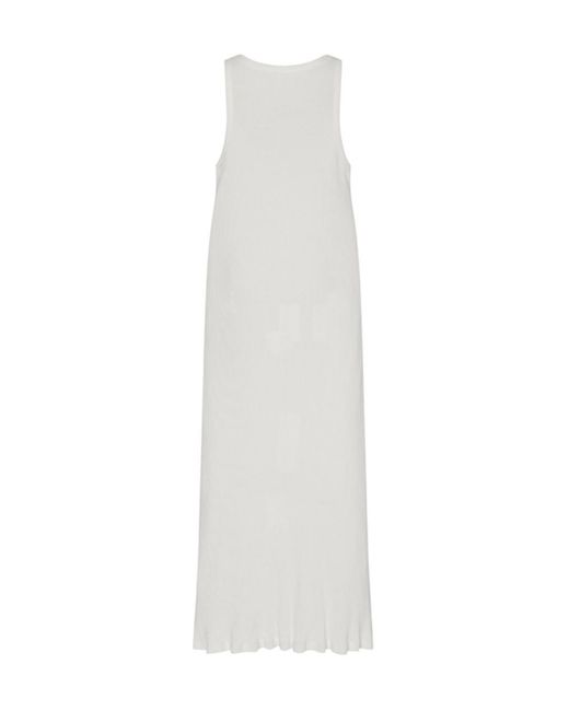 The Row White Sleeveless Long Dress