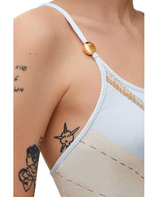 Loewe White Strappy Dress