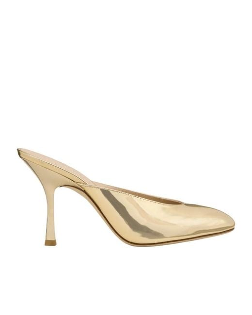 Stuart Weitzman Natural Madison Mule 85