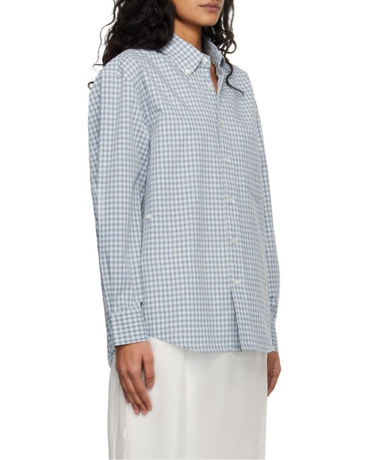 DUNST Blue Long-Sleeved Shirt for men