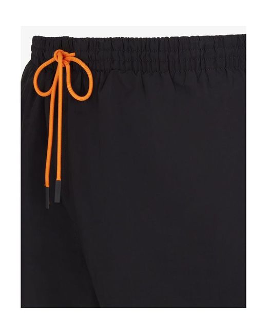 Fendi Black Drawstring Swim Shorts for men