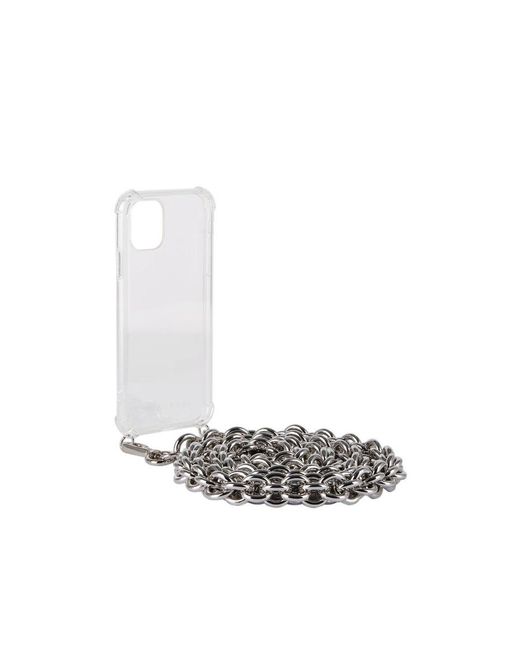 1017 ALYX 9SM White Small Thick Chain Iphone 11 Mobile Phone Case for men