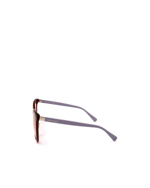Longchamp Multicolor Cat Eye Frame Sunglasses