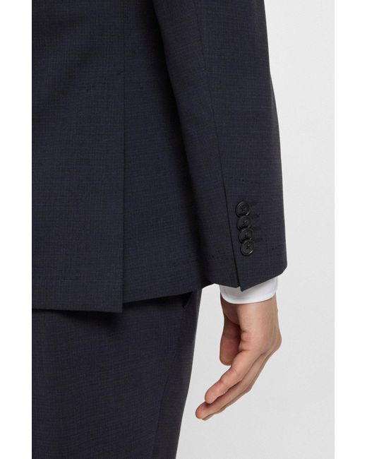 Boss Blue Boss Two-Piece Single-Breasted Suit for men