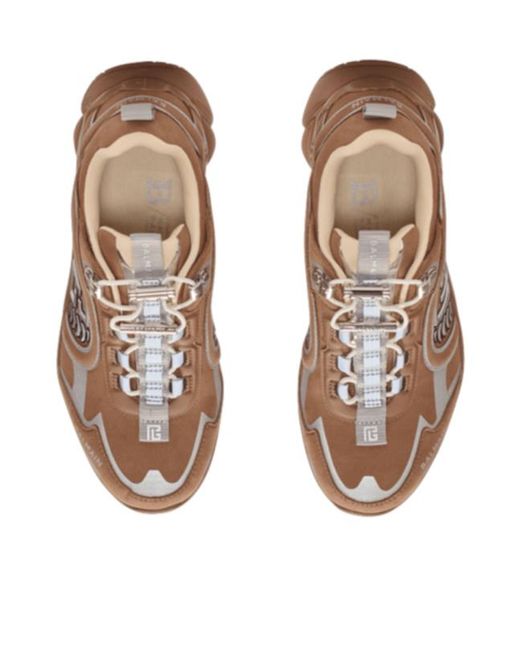 Balmain Brown Cosmic Dust Sneakers