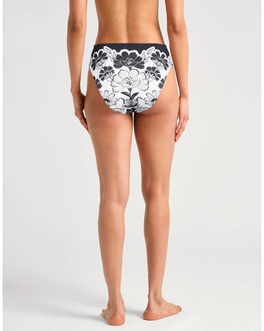 Farm Rio White Floral Bikini Bottoms